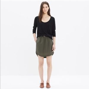 Madewell Sun Garden Mini skirt in Cabernet